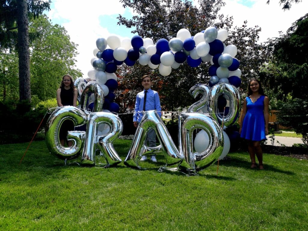 graduation balloon decor in North York