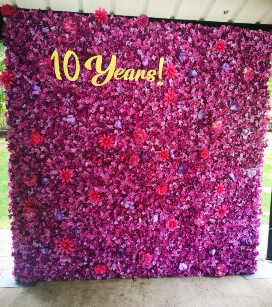 flower wall rental in Mississauga