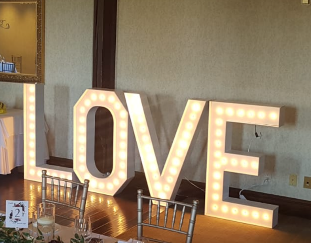 Toronto Marquee letters in Love