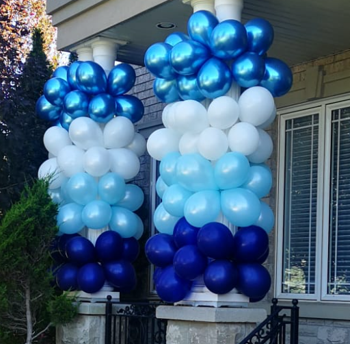 balloon pillars in London Ontario