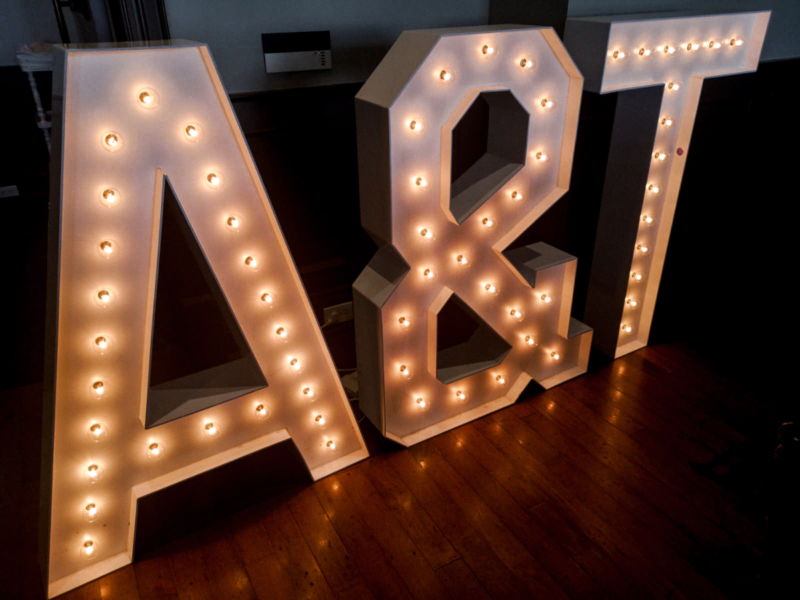 North York Wedding Marquee Letters