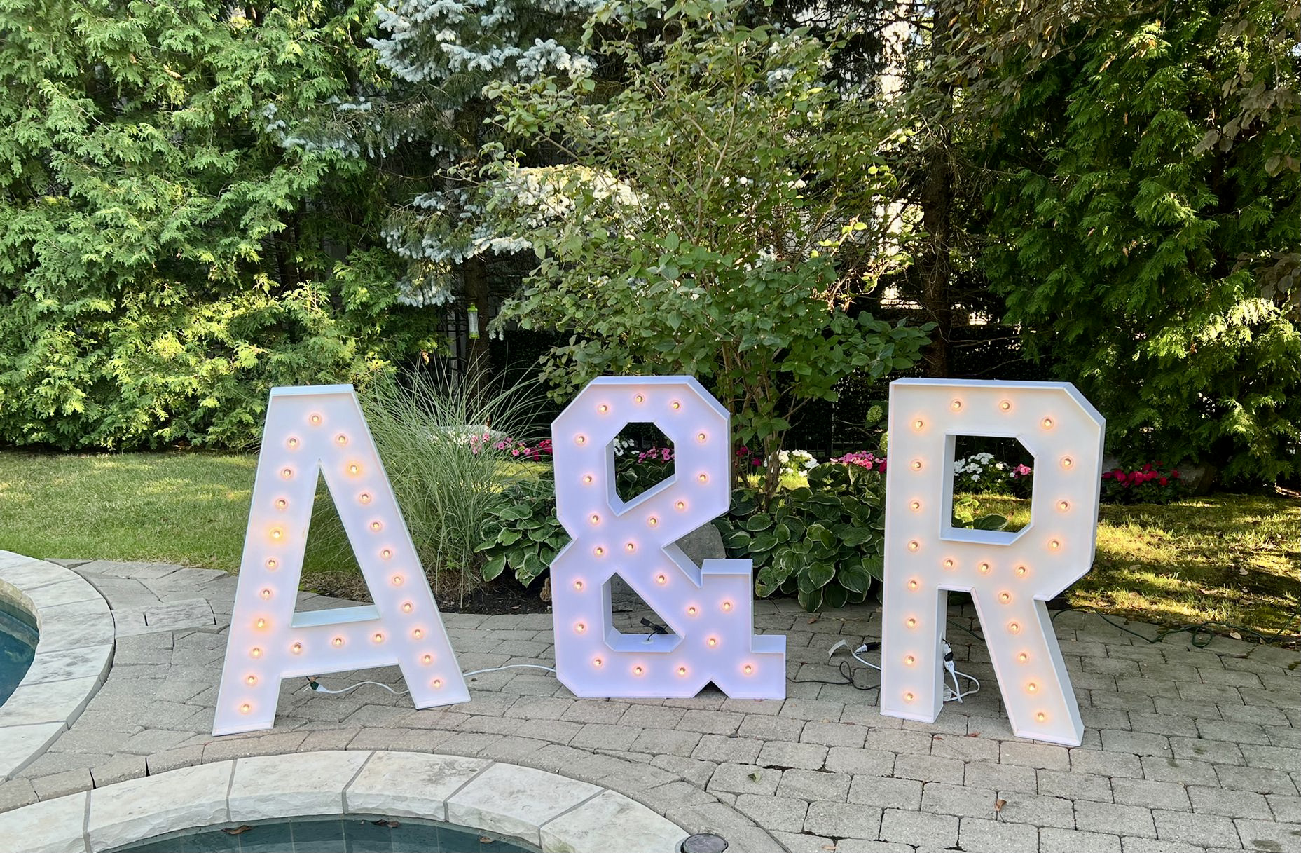 ajax marquee letter rentals