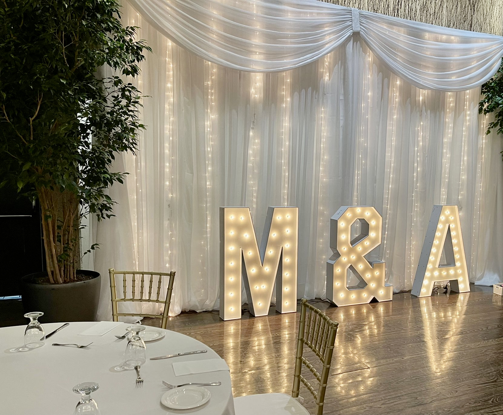 Ajax marquee letter rentals