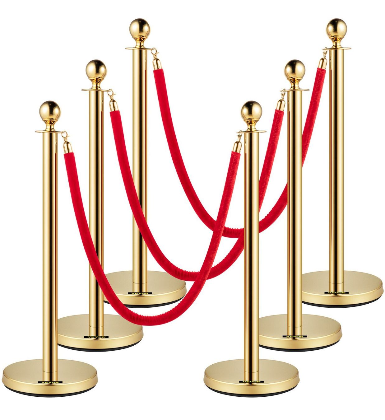 Gold Stanchions Rental