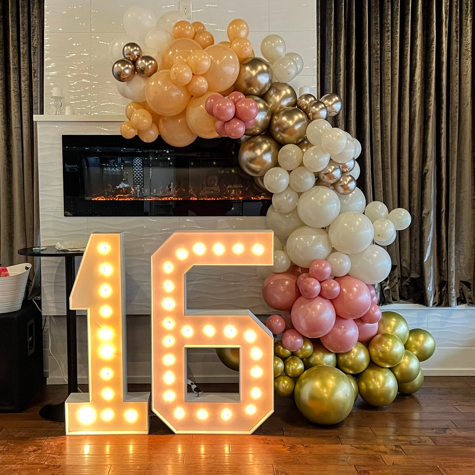 Marquee Numbers with Lights Rental